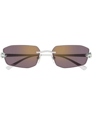 Cartier Ct0474S Panthère De Sunglasses - Brown