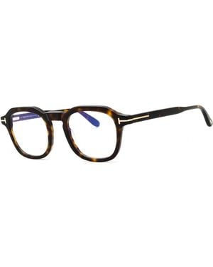 Tom Ford Tom Ford Ft5836B Tortoiseshell Acetate Eyeglasses — Tortoiseshell - Black