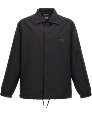 Y-3 Nylon Coach J Jacket - Black