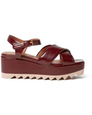 Stella McCartney Platform Boots - Red