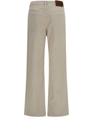Marni Corduroy Flare Trousers - Grey