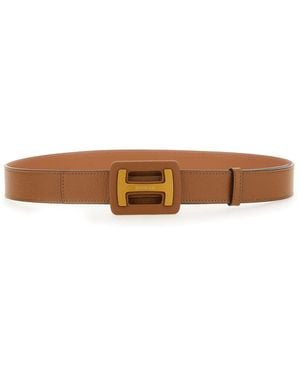 Hogan Calfskin Belt - Brown