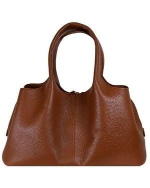 Coccinelle Top Handle Bag Bovine Leather Top-Handle-Bags - Brown
