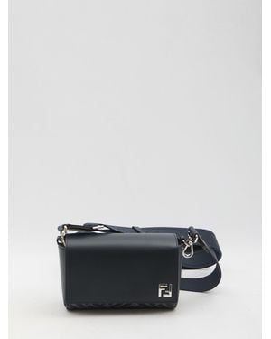 Fendi Squared Ff Compact Bag - Grey