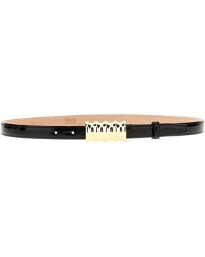 KHAITE Calfskin Regular Belt - White