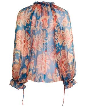 Etro Blouse Silk Blouses - White