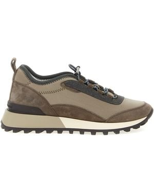 Brunello Cucinelli Precious Detail Trainers - Brown