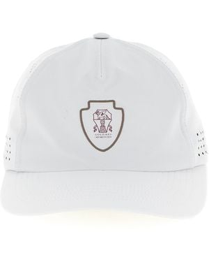 Brunello Cucinelli Nylon Cap (Baseball Hat) - White