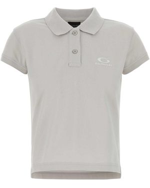 Balenciaga Light Piquet Polo Shirt - Grey