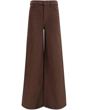Mother The Undercover Sneak Jeans Cotton - Brown