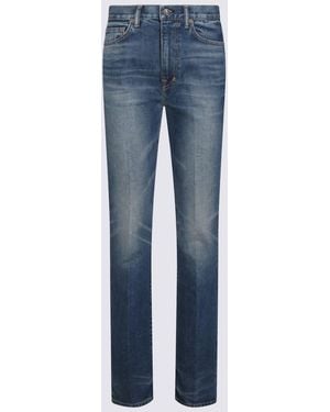 Tom Ford Cotton Denim Jeans - Blue