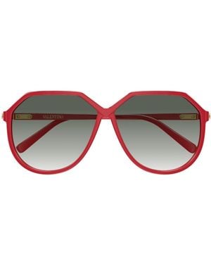 Ottica Lucciola Vg0026S Linea V Logo Bio-Iniettato Sunglasses - Brown