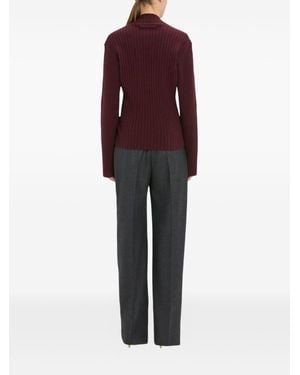 Victoria Beckham Pants Polyester - Red