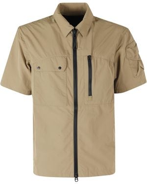 JG1 Hybrid Utility Shirt Short Sleeves Poliammide Giacca - Natural