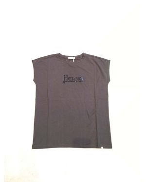 Herno Tshirt Cotton Elastane - Purple