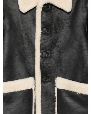 DUNST Faux Leather Jacket - Black