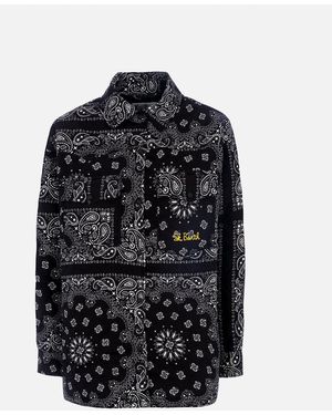 MC2 Saint Barth Kimmy Bandana Print Padded Jacket - Black