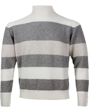 Barba Napoli Sweaters 100Wv - Gray