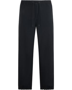 Moncler Straight-Cut Pants Elastomultiester - Blue