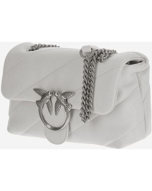 Pinko Shoulder Bag Love Mini Puff - Gray