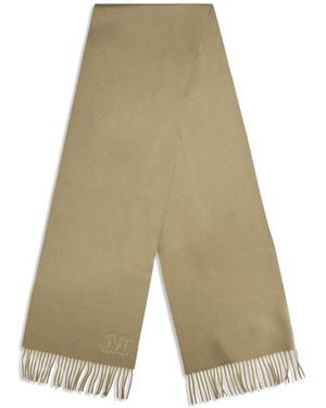 Max Mara Cashmere Scarf Dalia - White