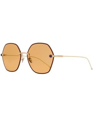 Pomellato Cabochon Sunglasses Pm0091S 002 61Mm Metal - Black