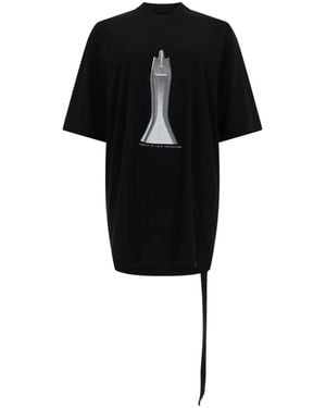 Rick Owens T-Shirt Jumbo Ss Cotton T-Shirts - Black