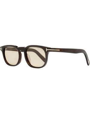 Tom Ford Alt Fit Sunglasses Tf1122-D 52E 52Mm Plastic (Acetate) - Black