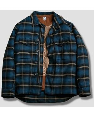 Doppiaa Aasau Padded Jacket With Pockets Coats - Blue