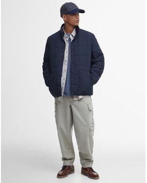 Barbour Shoreman Quilted Jacket - Blue