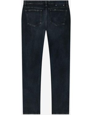 Golden Goose Slim Fit Stretch Cotton Jeans - Blue