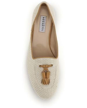 Fratelli Rossetti Loafers Raffia - White