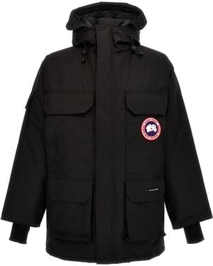 Canada Goose Expedition Parka Jacket For Extreme Weather Conditions - Black