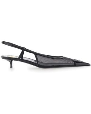 Saint Laurent Pumps Gaspar Leather - White