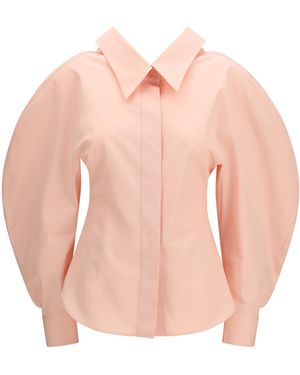 Givenchy Cut-Out Cotton Poplin Shirt - Pink