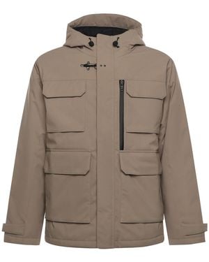 Fay Casual Hooded Jacket - Brown