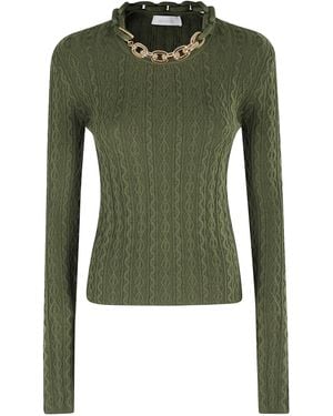 Rabanne Pull Cardigan - Green
