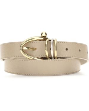 Chloé Bracelet Belt Calf Leather Bos Taurus E Braces - Natural