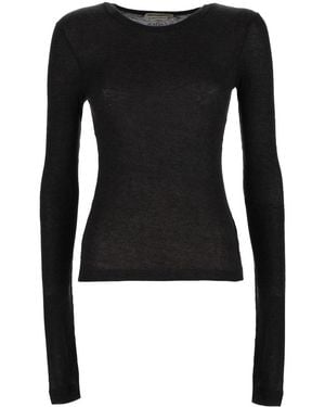 JW Anderson Long-Sleeved T-Shirt Modal - Black