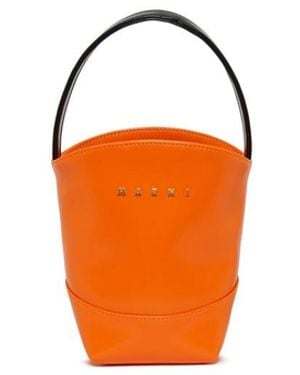 Marni Handbag Basketing Polyester Handbags - Orange
