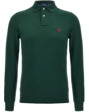 Polo Ralph Lauren Logo Embroidery Polo Shirt - Green