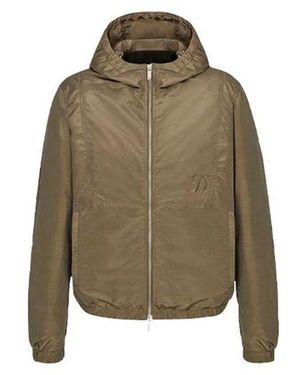 Dior X Kenny Scharf Embroidered Logo Hooded Jacket - Green