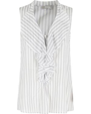 Kiltie Top Yvette Cotone - Blue