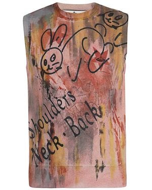 Vivienne Westwood Knitted Vest - Pink