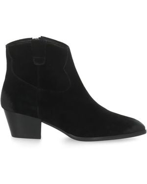 Ash Fame Ankle Boots - Black