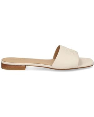 Ralph Lauren Everley Sld Sandals Slide - Natural