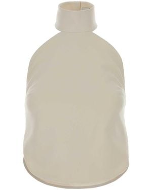 Courreges Crepe Eclipse Top - White