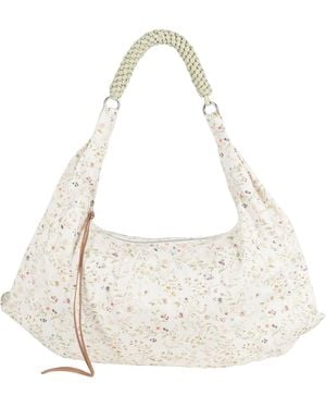 Tela Borsa Bohotanical Cotone - White