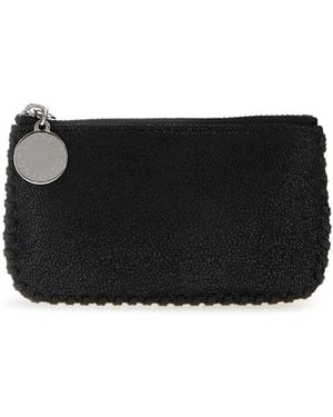Stella McCartney Shaggy Deer Falabella Coin Purse - Black
