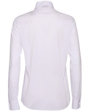MAZZARELLI CAMICIE Mari B Cotton Shirt Polyamide Elastane - White